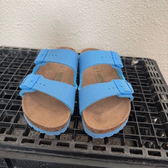 Birkenstock Arizona Tex Veg Canvas Sky Blue - Picture 2 of 9